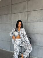 VS İpek Pamuk Çiçekli